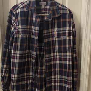 Carhartt Navy and Red Checkered Shirt